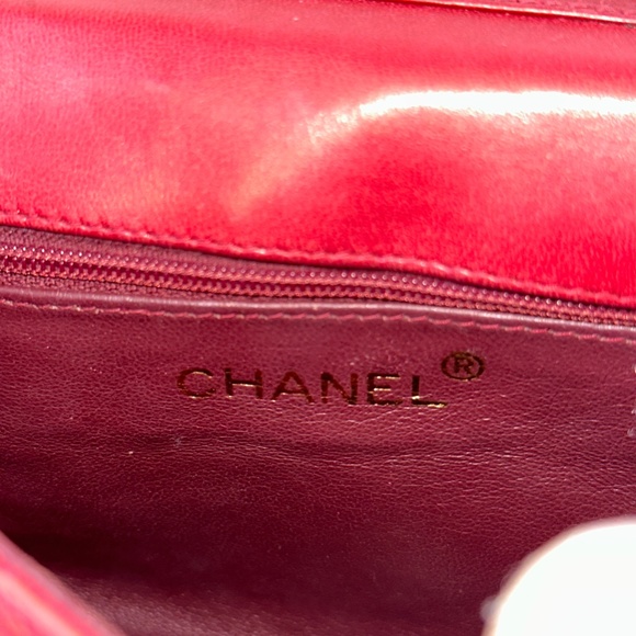 Vintage Chanel Burgundy Quilted Flap Tassel Bag - Picture 14 of 16